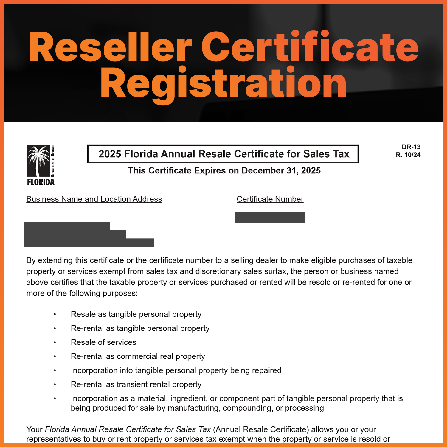 Portfolio image Square Reseller Certificate